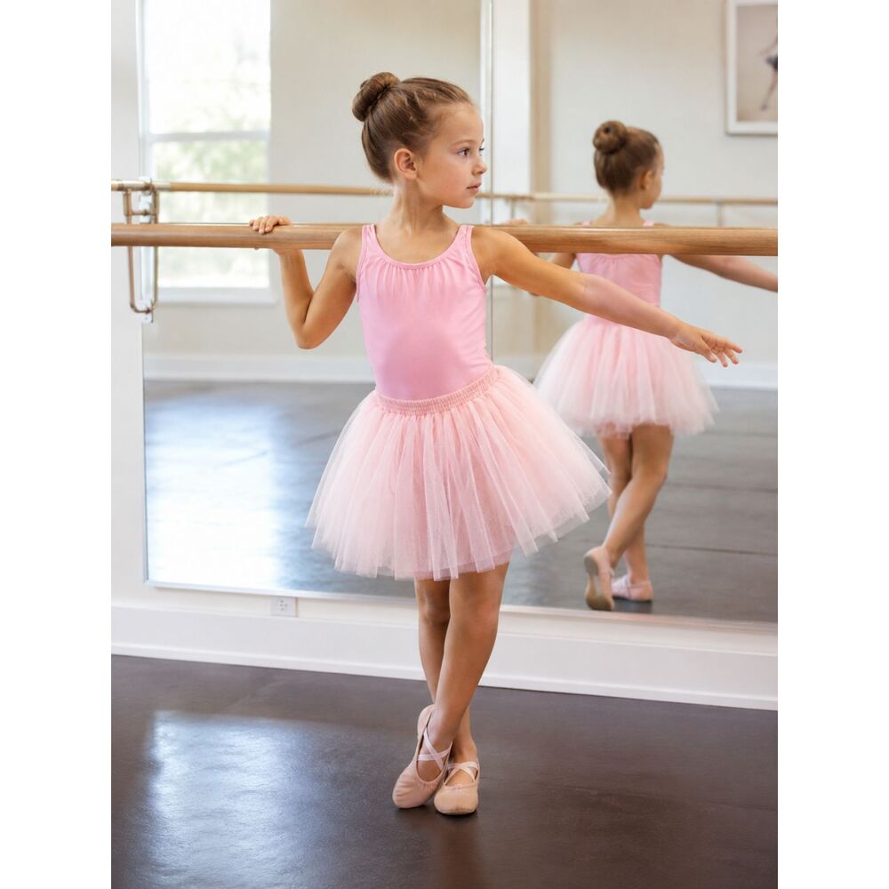 Girls Pink Ballet Leotard Balera Small 6-7 Balletcore Barbiecore Recital
